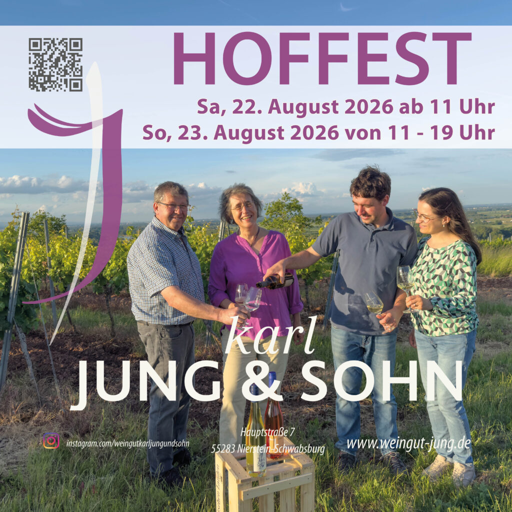 Hoffest im Weingut Karl Jung & Sohn am 22. und 23. August 2026